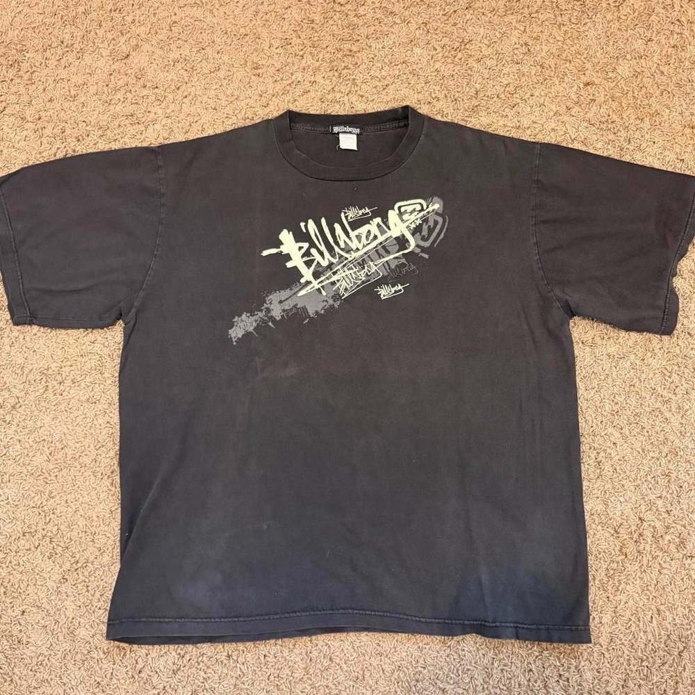 Billabong Mens Graphic Tee Shirt Black XXL Skater Surf Logo Short Sleeve